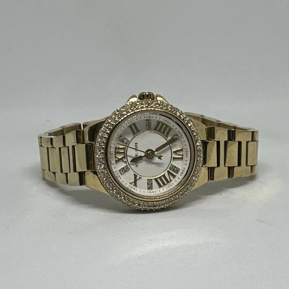 Michael Kors Camille MK3252 Womens Gold Stainless Steel Analog Dial Watch HME618